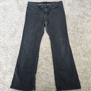 90s Vintage Calvin Klein Jeans Faded Bootcut Plus 16 Flare Black Denim
